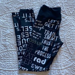Peloton instructor quote leggings